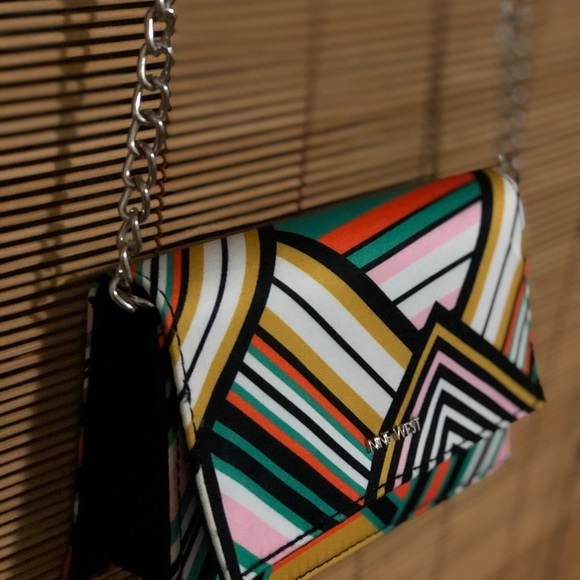 Nine West Colorful Geometric Crossbody Handbag - Picture 3 of 5